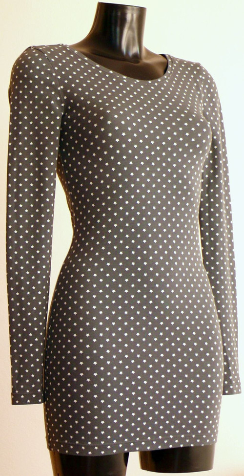 LongShirtSheIsAStar/Grey&White — foto 3