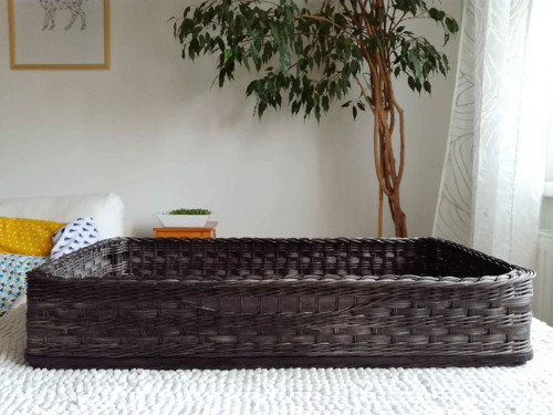 Tmavě šedý košík — foto 3