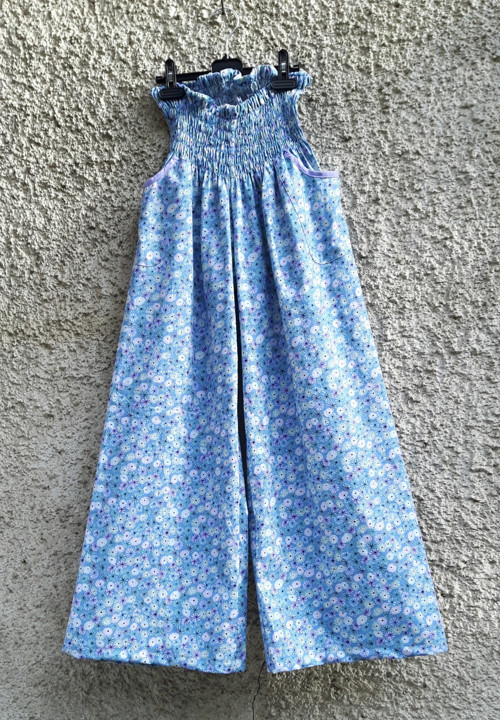 Turecké kalhoty Modré kvítky — foto 2