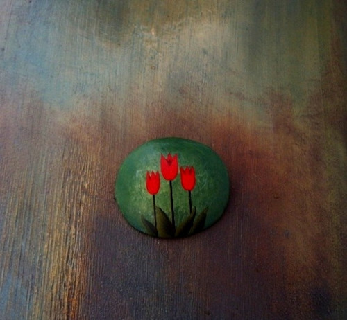 Brož s tulipány — foto 2