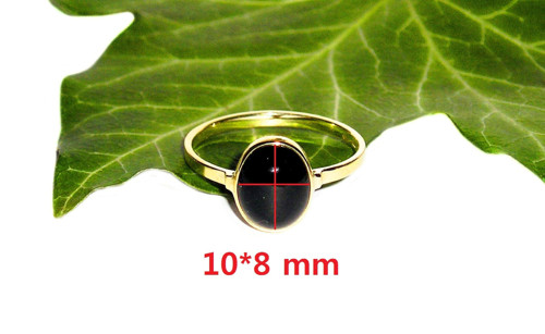 ZLATÝ prsten ONYX 10*8 — foto 2