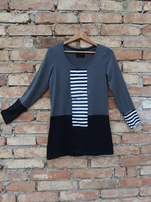 Prodloužené triko "zebra" — foto 3