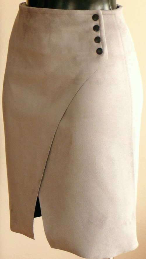 SkirtVelour/LightGrey — foto 2
