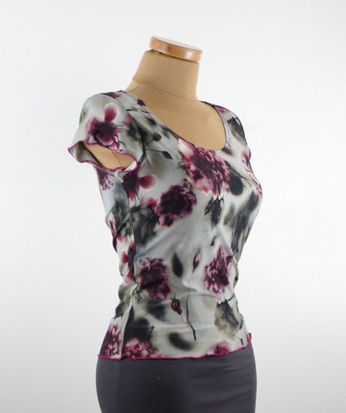 Tričko šedá - vel. 36 - 40 (S,M,L) — foto 2