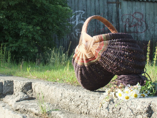 Francouzský piknikový košík - tmavý — foto 2