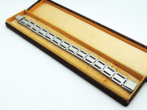 Stříbrný vintage náramek-Handmade — foto 3
