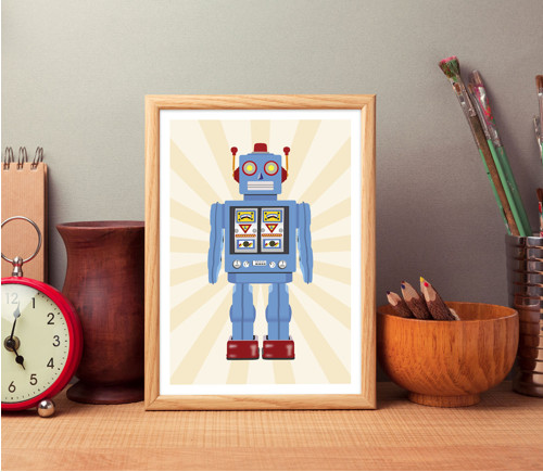 Robot - Tisk na grafický papír — foto 2