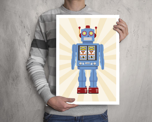 Robot - Tisk na grafický papír — foto 5