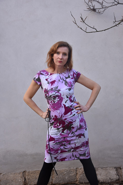 Růžové vzorované, vel. M — foto 4