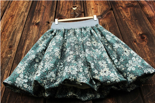 Balonová sukně Tuscan Breeze Teal — foto 3