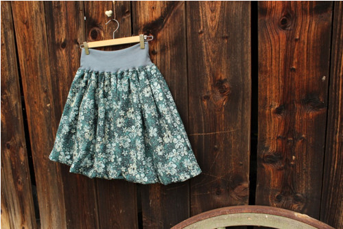 Balonová sukně Tuscan Breeze Teal — foto 6