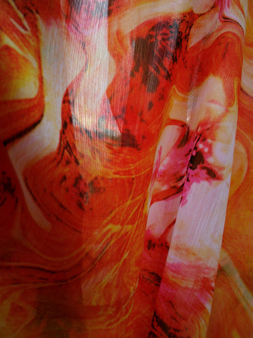 Orange - pareo- plážový šátek — foto 4