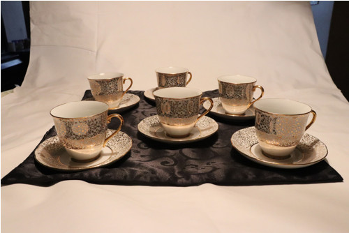 Porcelánová mocca souprava — foto 2