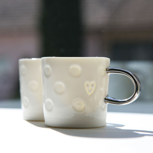 Srdcový...dotty (porcelán) — foto 2