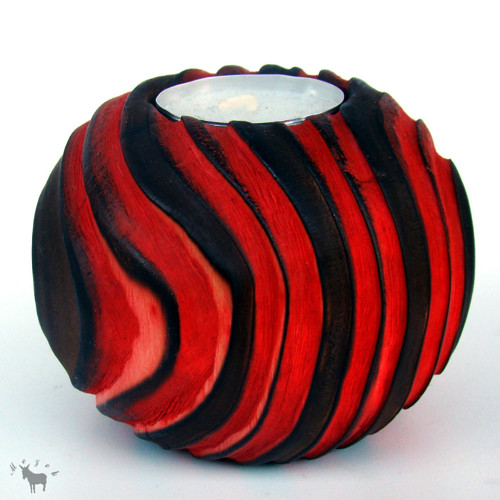 Dřevěný svícen — foto 4