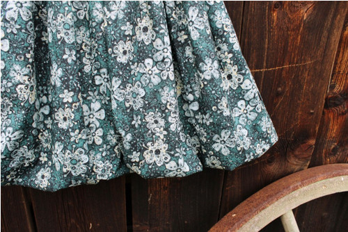 Balonová sukně Tuscan Breeze Teal — foto 3