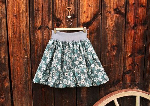 Balonová sukně Tuscan Breeze Teal — foto 6