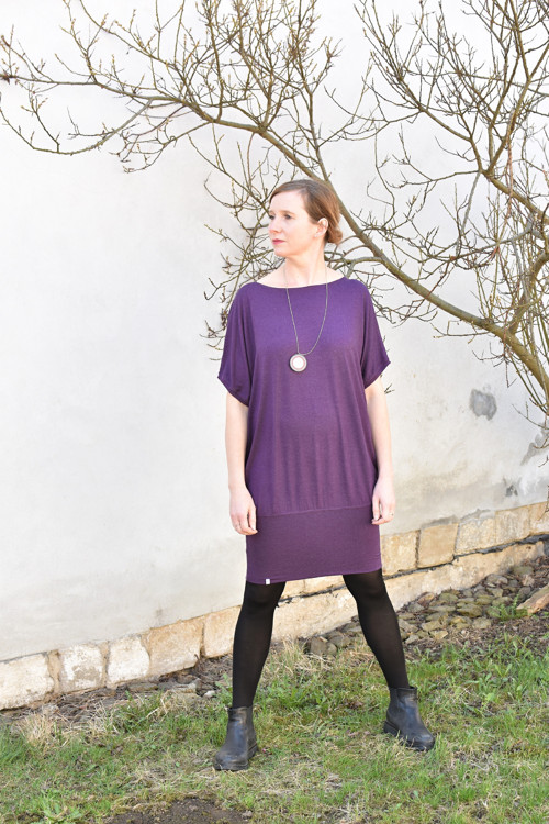 UNI šaty fialové — foto 3
