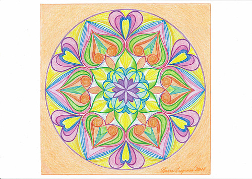 Mandala početí-kartičky 10x13 — foto 3