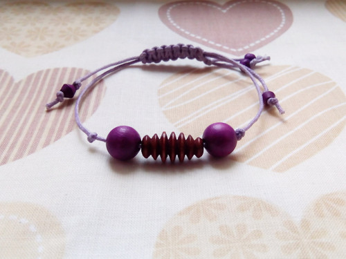 Fialový Náramek Mini #0122 — foto 3