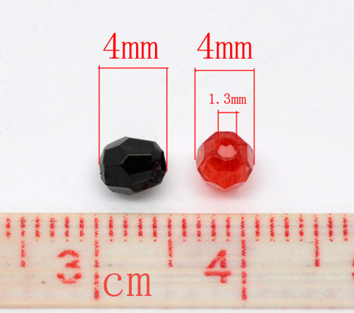 Akrylové korálky kulaté MIX 4mm/ 2000ks — foto 3
