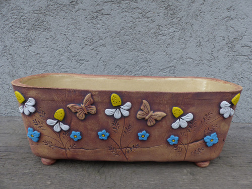 Truhlík obal /32cm/ ,,heřmánek a len 2" / ihned — foto 3