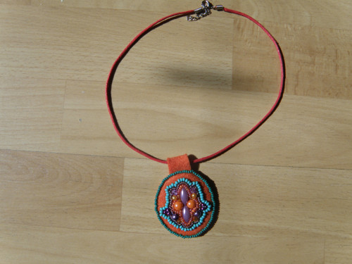Náhrdelník Oranžový — foto 2