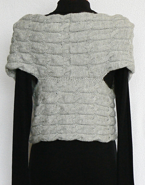 Criss cross shrug GREY — foto 2