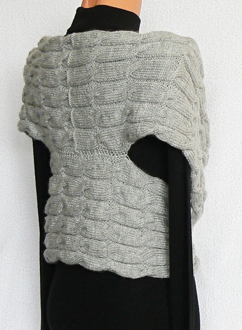 Criss cross shrug GREY — foto 3