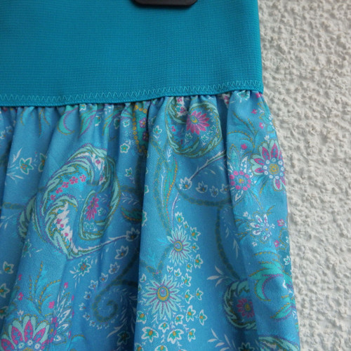 Opravdická kolová, modré paisley — foto 5