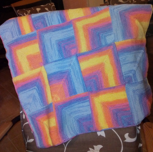 Pletená dětská deka PASTELKA VI. — foto 3
