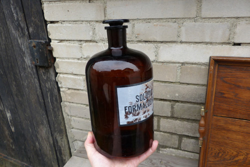 Solutio Formaldehyd...velká lékárenská lahev — foto 3