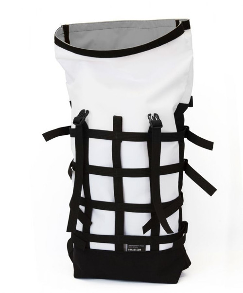 Nepromokavý batoh Braasi WEBBING WHITE — foto 4
