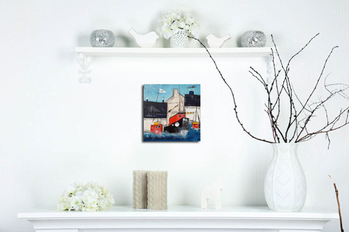Fishing port, 20x20 cm — foto 2