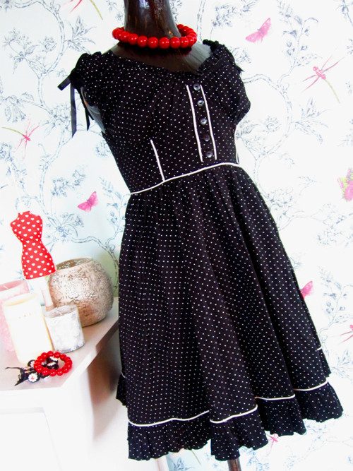 Šatečky black&white dots — foto 2