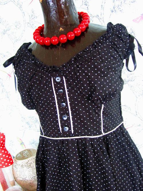 Šatečky black&white dots — foto 4