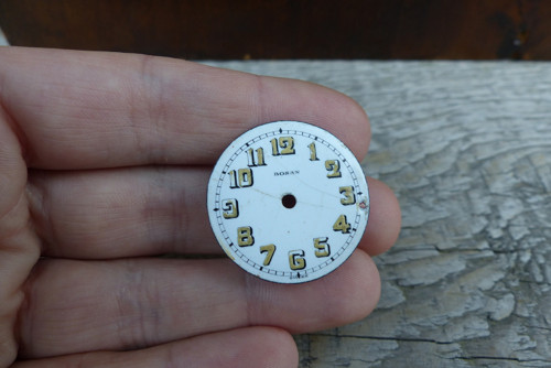 Smaltovaný ciferník 21 - materiál pro steampunk — foto 3