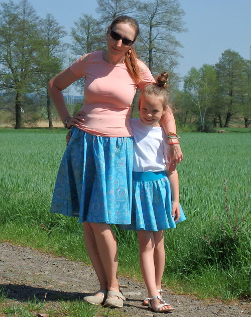 Opravdická kolová, dívčí , bleděmodrá — foto 4