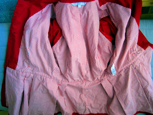 Trenčkot retro red — foto 5