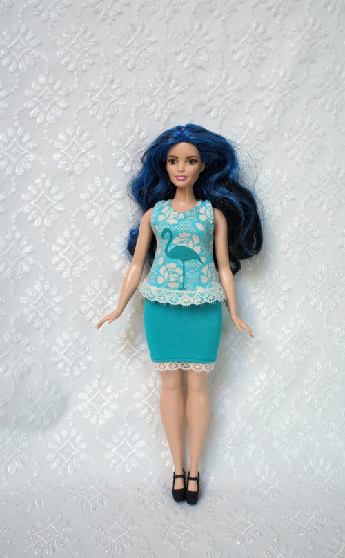 Komplet pro Barbie 2016 - curvy - baculku — foto 2