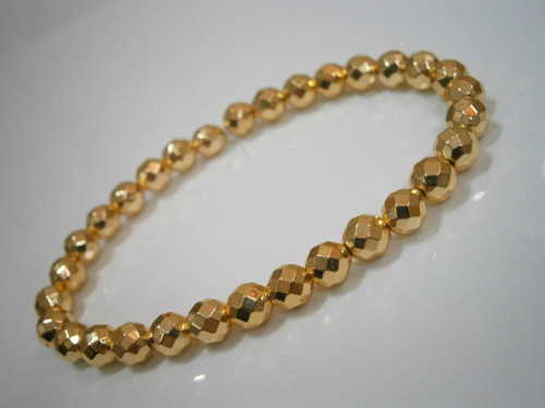 Elegantní náramek - Hematit Gold — foto 3