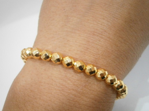 Elegantní náramek - Hematit Gold — foto 4