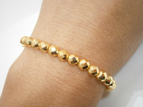 Elegantní náramek - Hematit Gold — foto 5