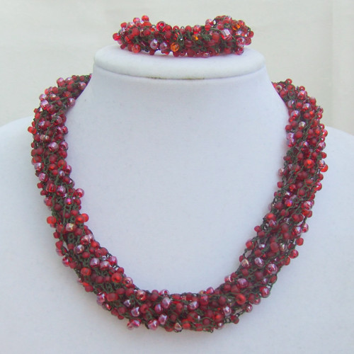 Háčkovaná sada Cranberries — foto 2