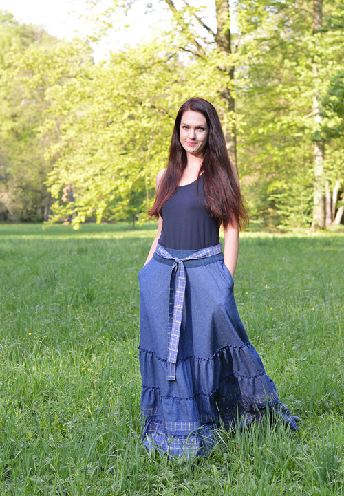 Džínsová sukňa "Ria" — foto 6
