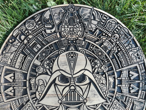 Star Wars dřevořezba na stěnu var. 2 — foto 3