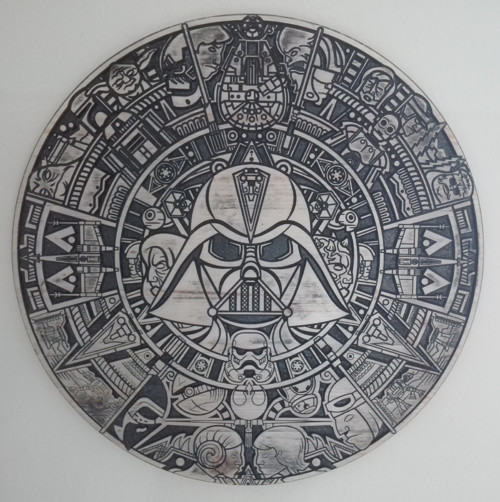 Star Wars dřevořezba na stěnu var. 2 — foto 4