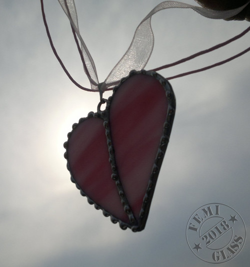 Srdíčková souprava růžová — foto 2
