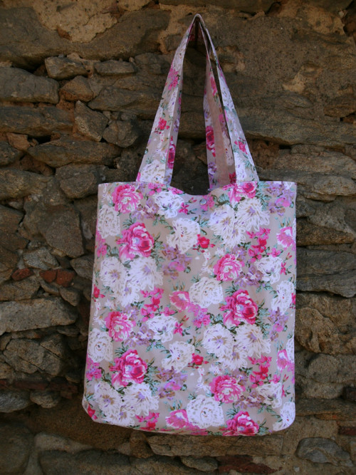 Pink flower denim - kabeloša — foto 2