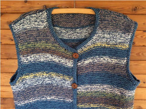 Pletená oversize vesta — foto 2